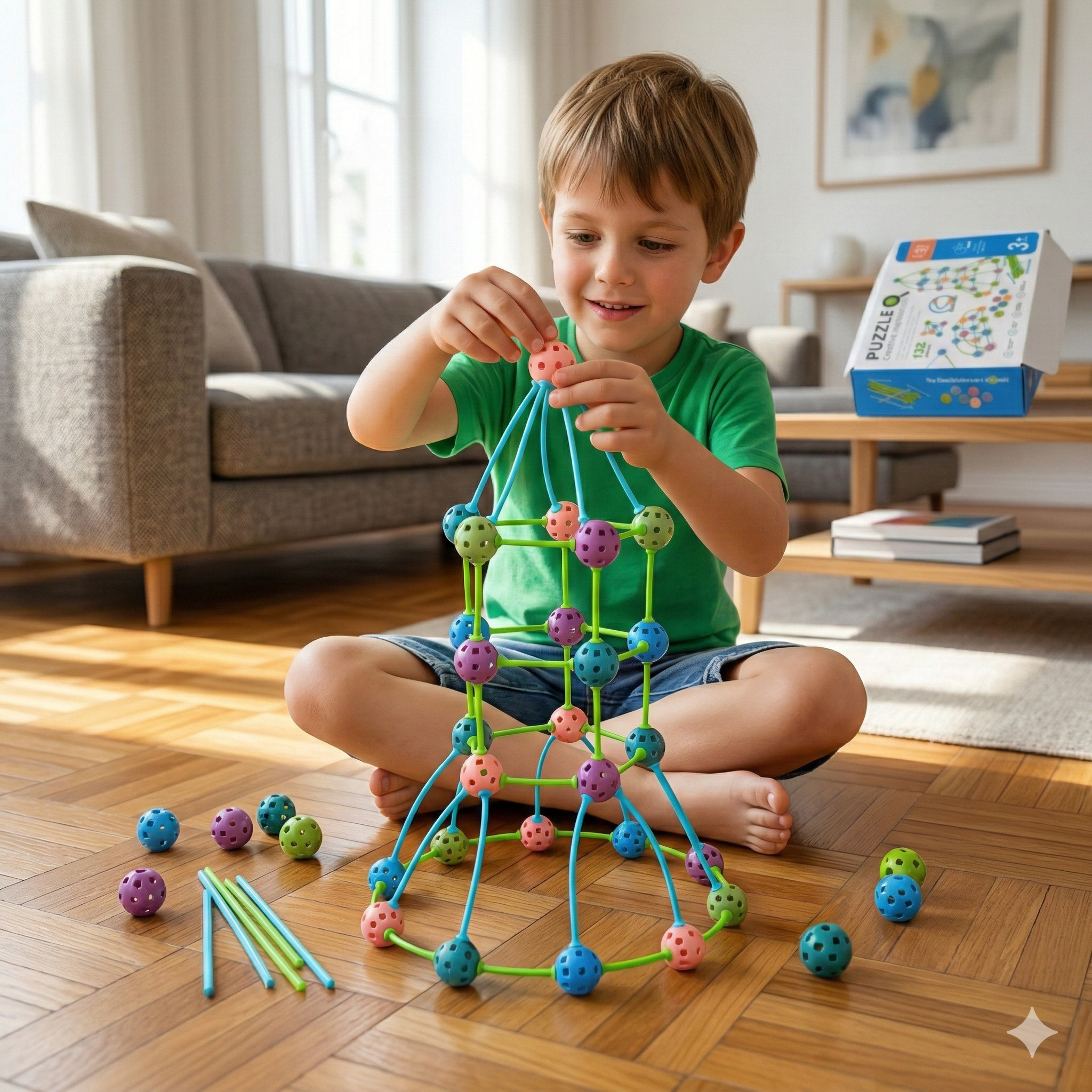 Kreativni 3D Set sa 132 dela + POKLON ilustrovana knjižica sa idejama